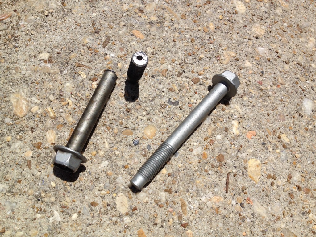 Broken Tensioner bolt