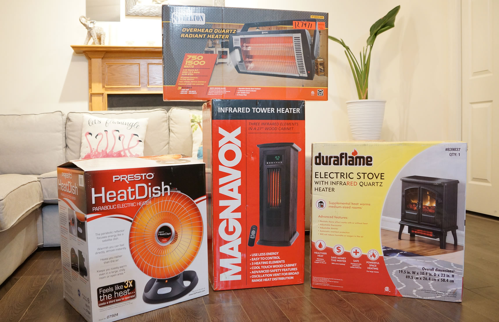 Comfort Zone 1500 Watt Indoor/outdoor Electric Patio Heater Revew